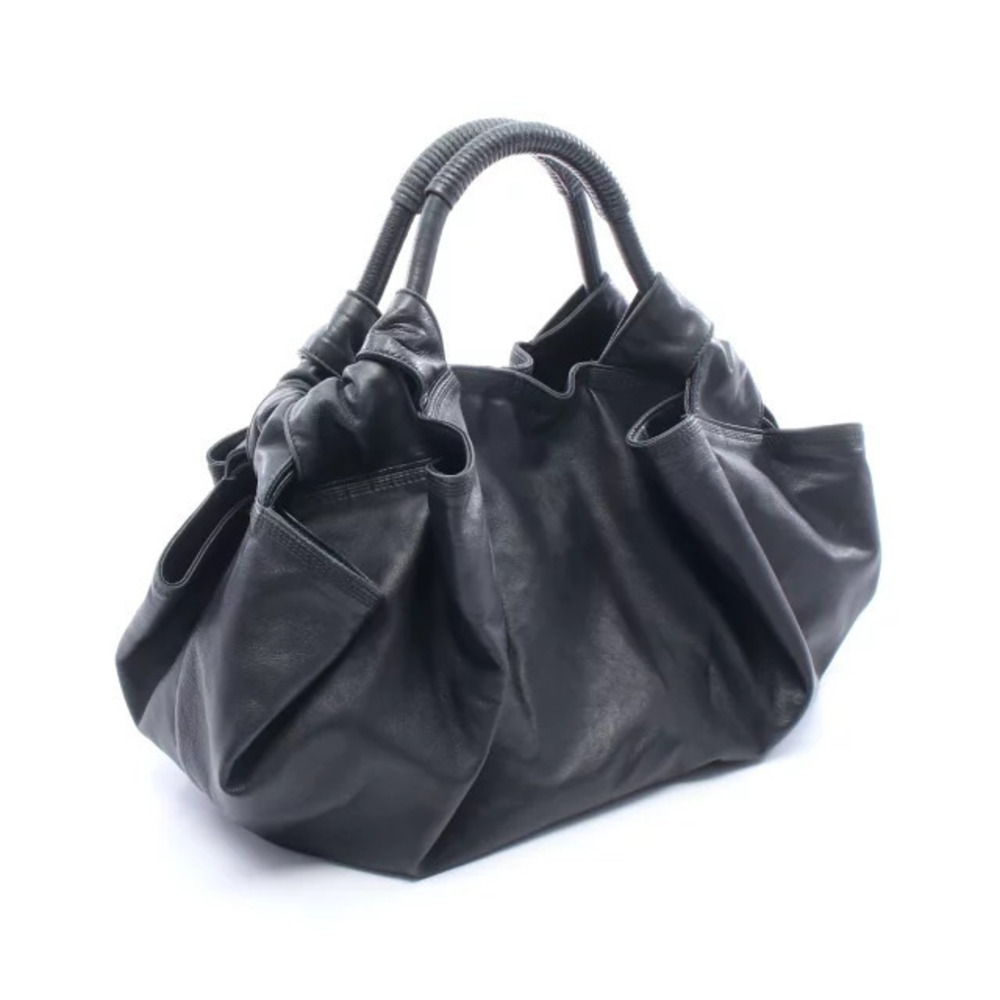 Loewe Leather Aire Handbag Black Nappa Black